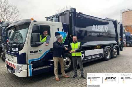 ALBAs LKW-Flotte wird elektrisch – und leiser