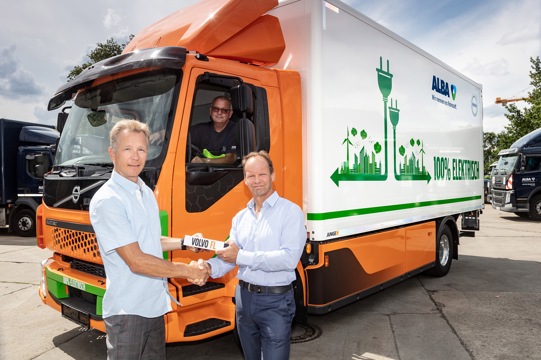 Elektrisches Entsorgungsfahrzeug