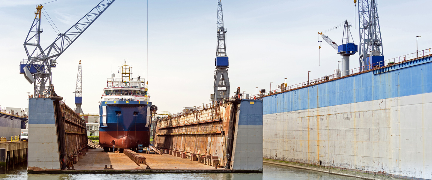 Demontage von Schiffen Schiffswrack