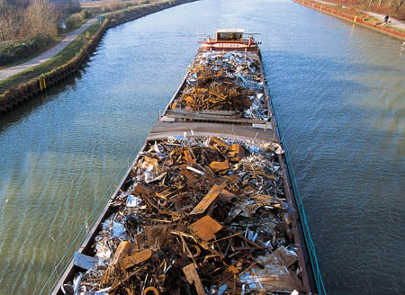 Internationaler Handel mit Stahlschrott Eisenmetalle