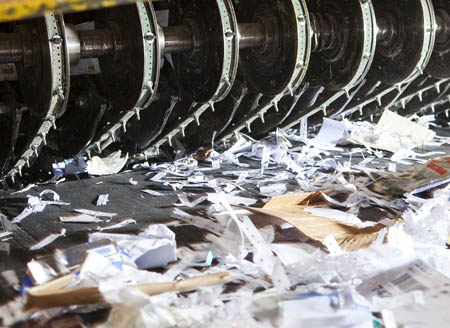 Effiziente Wertstoffkreislaufführung Papierrecycling