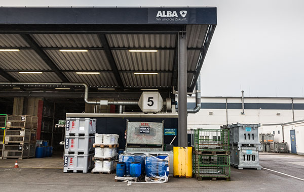 Geprüfte Behältersysteme für alle Abfälle Zwischenlager