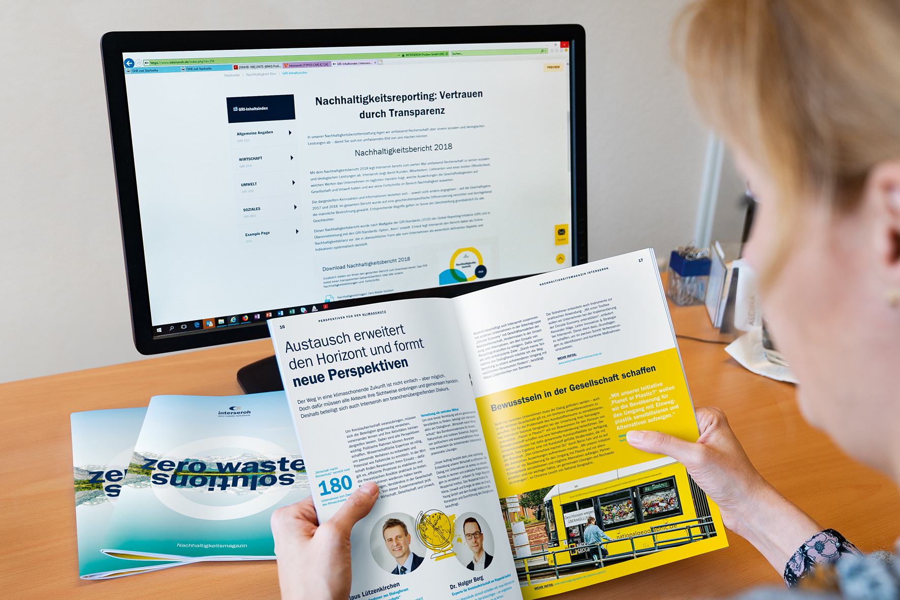 Interseroh gewinnt ARC Award für das Nachhaltigkeitsmagazin 2018