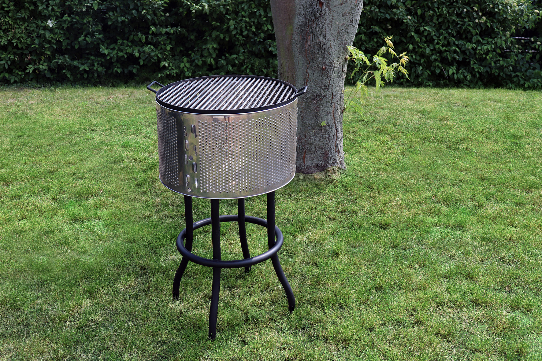 Trommel Feuer Fur Den Garten So Bauen Sie Aus Einer Alten