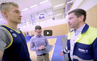 Schütze.Umweltschützer. Energiespar-Check im ALBA BERLIN Trainingszentrum