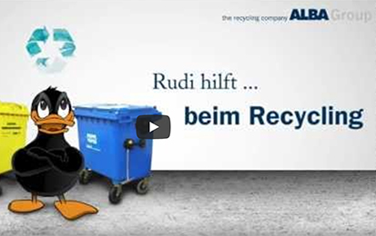 Rudi Recycle präsentiert: Der neue Recycling-Ratgeber der ALBA Group (English Version)